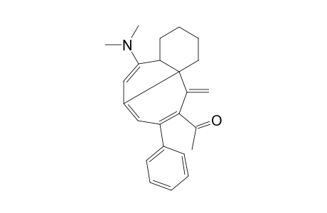 3-Acetyl-8-dimethylamino-2-methylene-4-phenyltricyclo[7.4.0.0(1,6)]deca-3,5,7-triene