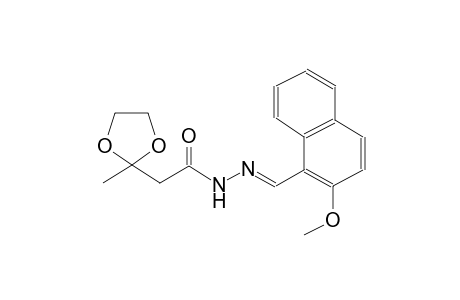 1,3-dioxolane-2-acetic acid, 2-methyl-, 2-[(E)-(2-methoxy-1-naphthalenyl)methylidene]hydrazide