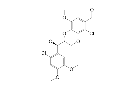 1-(6-CHLORO-3,4-DIMETHOXYPHENYL)-2-(5-CHLORO-4-HYDROXYMETHYL-2-METHOXYPHENOXY)-1,3-PROPANEDIOL;(THREO);T