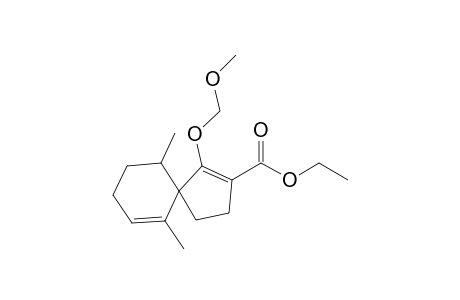 1-Methoxymethoxy-2-carbethoxy-6,10-dimethylspiro[4.5]dec-1,6-diene