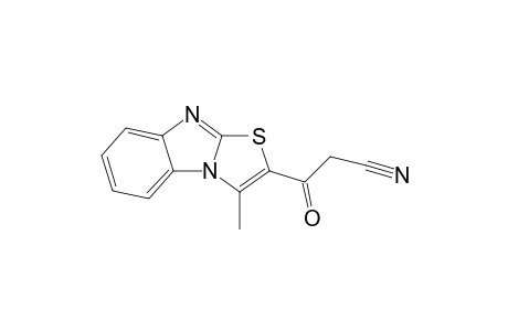 3-(3'-Methylthiazolo[3,2-a]benzimidazol-2'-yl)-3-oxopropionitrile