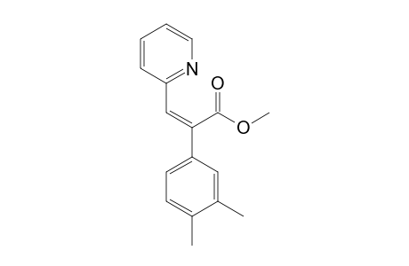 Z-Methyl 2-(3,4-dimethylphenyl)-3-(2-pyridinyl)propen-2-oate