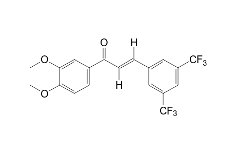 trans-3,5-bis(trifluoromethyl)-3',4'-dimethoxychalcone