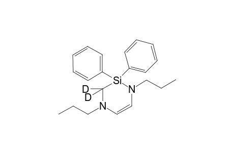 1,1-Diphenyl-2,5-diisopropyl-3,4-dehydro-6,6-dideutero-2,5-diazasilinane