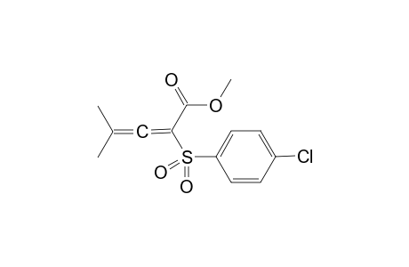 2-(4-chlorophenyl)sulfonyl-4-methyl-penta-2,3-dienoic acid methyl ester