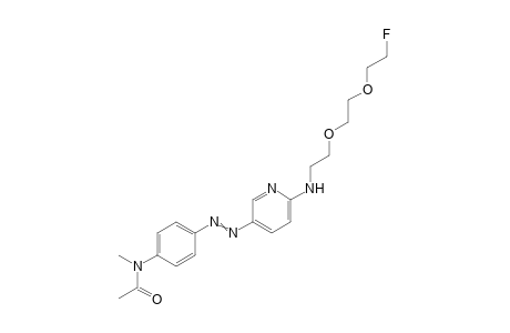 N-[4-(6-{2-[2-(2-Fluoroethoxy)ethoxy]ethylamino}pyridin-3-ylazo)phenyl]-N-methylacetamide