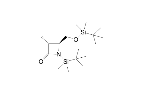 (3R,4S)-1-(tert-Butyldimethylsilyl)-4-(tert-butyldimethylsilyloxymethyl)-3-methylazetidin-2-one
