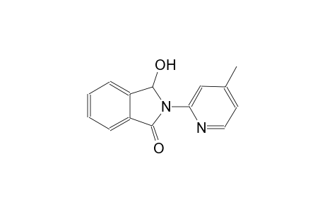 1H-isoindol-1-one, 2,3-dihydro-3-hydroxy-2-(4-methyl-2-pyridinyl)-