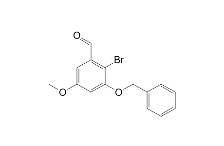 1-Bromo-6-(formyl)-2-(benzyloxy)-4-methoxybenzene