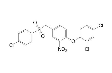 alpha-[(p-chlorophenyl)sulfonyl]-2-nitro-p-tolyl 2,4-dichlorophenyl ester