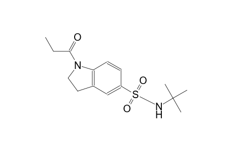 N-(tert-butyl)-1-propionyl-5-indolinesulfonamide
