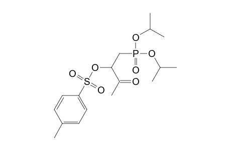 Phosphonic acid, [2-[[(4-methylphenyl)sulfonyl]oxy]-3-oxobutyl]-, bis(1-methylethyl) ester