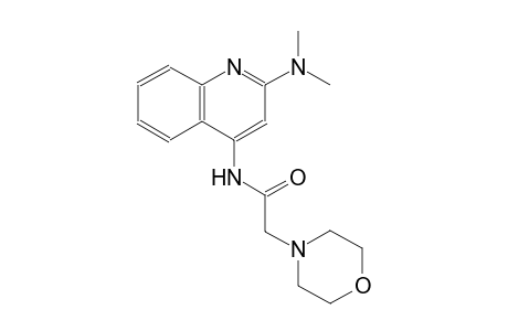 N-[2-(dimethylamino)-4-quinolinyl]-2-(4-morpholinyl)acetamide
