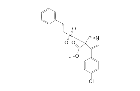METHYL-4-(PARA-CHLOROPHENYL)-3-(PHENYLETHENESULFONYL)-3H-PYRROLE-3-CARBOXYLATE
