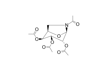 6-ACETAMIDO-2,3,4-TRI-O-ACETYL-1,6-ANHYDRO-6-DEOXY-BETA-D-GALACTOPYRANOSE;MAJOR-ROTAMER
