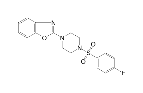 2-[4-(4-fluorophenyl)sulfonylpiperazin-1-yl]-1,3-benzoxazole