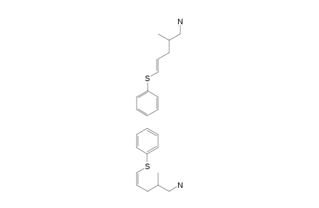 2-METHYL-5-(PHENYLTHIO)-PENT-4-EN-1-AMINE;(E/Z)-MIXTURE