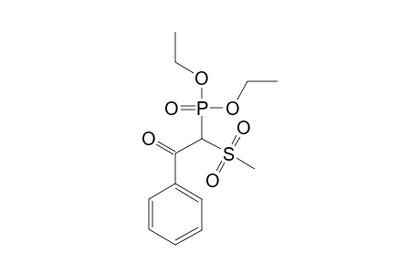 DIETHYL-1-METHYLSULFONYL-2-OXO-2-PHENYLETHYLPHOSPHONATE