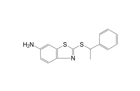 2-[(1-phenylethyl)sulfanyl]-1,3-benzothiazol-6-ylamine