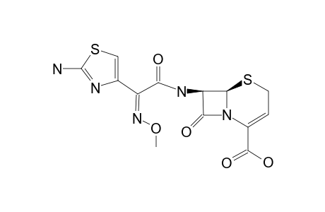 CEFTIZOXIME;(6-R,7-R)-7-[(Z)-2-(2-AMINOTHIAZOL-4-YL)-2-METHOXYIMINOACETAMIDO]-3-CEPHEM-4-CARBOXYLIC-ACID