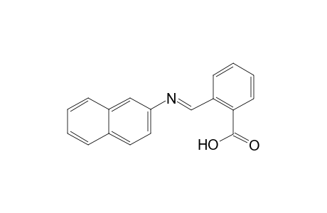 2-[(E)-(2-Naphthylimino)methyl]benzoic acid