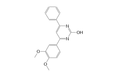 4-(3,4-Dimethoxyphenyl)-6-phenyl-2-pyrimidinol