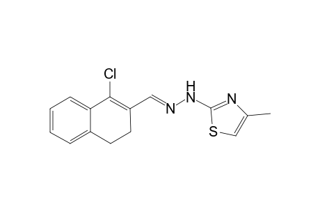 N-((4-Chloro-1,2-dihydronaphthalen-3-yl)-methylene)-N-(4-methylthiazol-2-yl)hydrazine