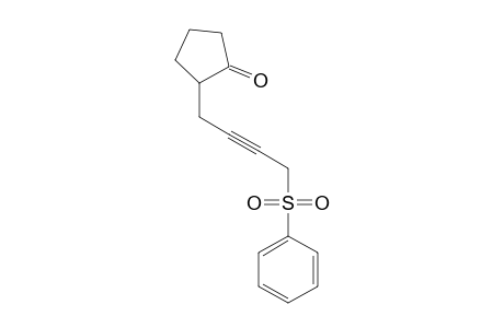 2-[4'-(phenylsulfonyl)but-2'-ynyl]cyclopentanone