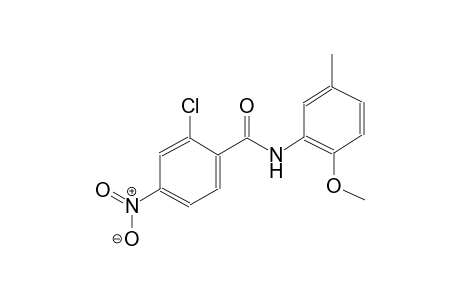 benzamide, 2-chloro-N-(2-methoxy-5-methylphenyl)-4-nitro-