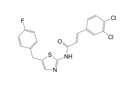 2-propenamide, 3-(3,4-dichlorophenyl)-N-[5-[(4-fluorophenyl)methyl]-2-thiazolyl]-, (2E)-