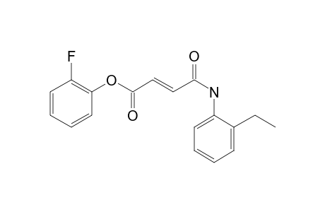 Fumaric acid, monoamide, N-(2-ethylphenyl)-, 2-fluorophenyl ester