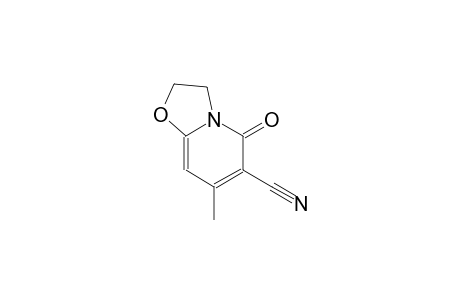 7-methyl-5-oxo-2,3-dihydro-5H-[1,3]oxazolo[3,2-a]pyridine-6-carbonitrile