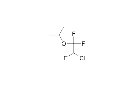 Isopropyl 2-chloro-1,1,2-trifluoroethyl ether