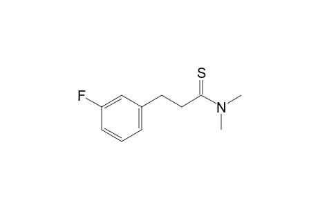 3-(3-fluorophenyl)-N,N-dimethylpropanethioamide