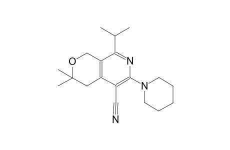 1H-pyrano[3,4-c]pyridine-5-carbonitrile, 3,4-dihydro-3,3-dimethyl-8-(1-methylethyl)-6-(1-piperidinyl)-