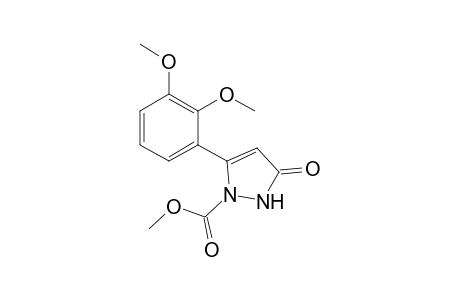 Methyl 5-(2,3-dimethoxyphenyl)-3-oxo-2,3-dihydro-1H-pyrazole-1-carboxylate