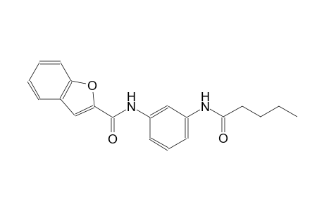 2-benzofurancarboxamide, N-[3-[(1-oxopentyl)amino]phenyl]-