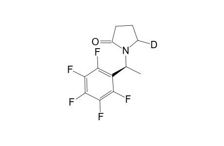 N-[(+-)-1'-(2",3",4",5",6"-Pentafluorophenyl)ethyl]-[5-2H1]pyrrolidin-2-one