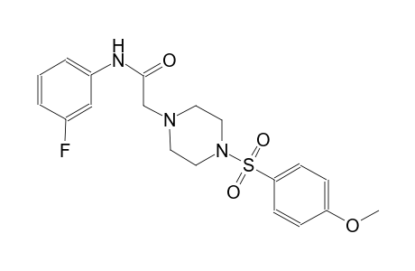 1-piperazineacetamide, N-(3-fluorophenyl)-4-[(4-methoxyphenyl)sulfonyl]-