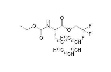 2,2,2-trifluoroethyl (2S)-3-((1,2,3,4,5,6-(13)C6)cyclohexatrienyl)-2-(ethoxycarbonylamino)propanoate