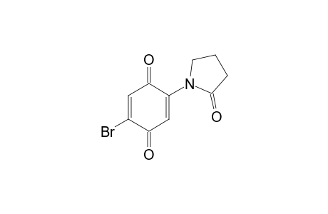 2-bromo-5-(2-ketopyrrolidin-1-yl)-p-benzoquinone