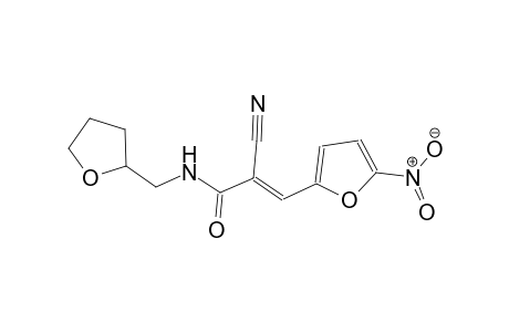 (2E)-2-cyano-3-(5-nitro-2-furyl)-N-(tetrahydro-2-furanylmethyl)-2-propenamide