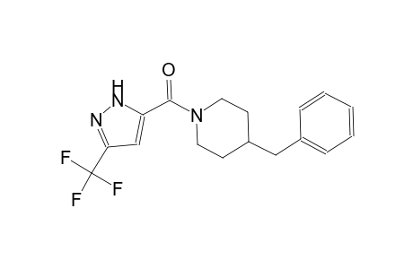 4-benzyl-1-{[3-(trifluoromethyl)-1H-pyrazol-5-yl]carbonyl}piperidine