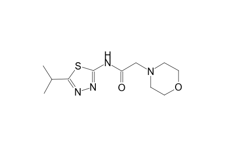 N-(5-Isopropyl-1,3,4-thiadiazol-2-yl)-2-(4-morpholinyl)acetamide