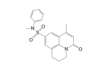 1H,5H-Benzo[ij]quinolizine-9-sulfonamide, 2,3-dihydro-N,7-dimethyl-5-oxo-N-phenyl-
