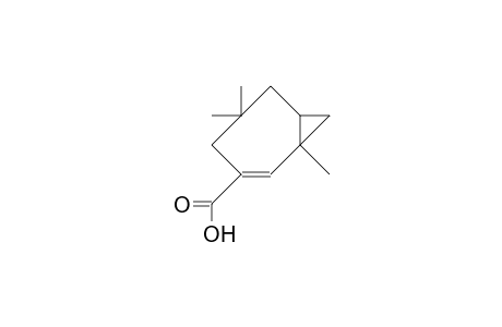 cis-1,5,5-Trimethyl-bicyclo(5.1.0)oct-2-ene-3-carboxylic acid