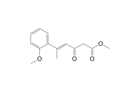 4-Hexenoic acid, 5-(2-methoxyphenyl)-3-oxo-, methyl ester, (E)-