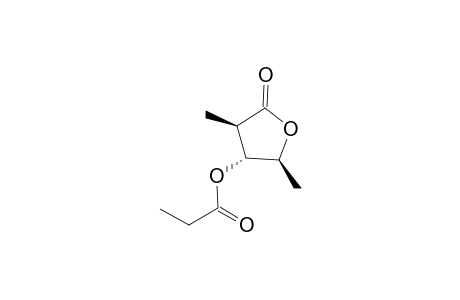 (2S,3R,4R)-2,4-Dimethyl-5-oxotetrahydrofuran-3-yl propionate