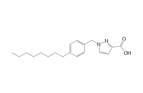 1-(4-Octylbenzyl)pyrazole-3-carboxylic acid