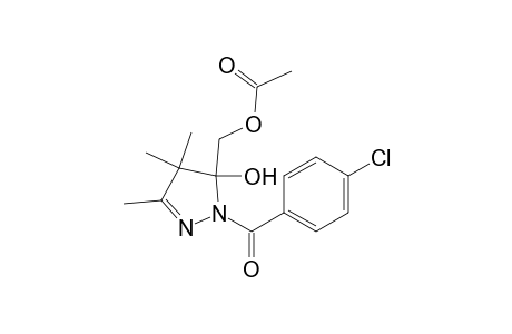 [2-(4-chlorobenzoyl)-3-hydroxy-4,4,5-trimethyl-pyrazol-3-yl]methyl acetate
